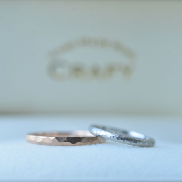 【CRAFY(クラフィ)の口コミ】 他にはないデザインにしたかった為、手作りができる指輪のブランドを探し…