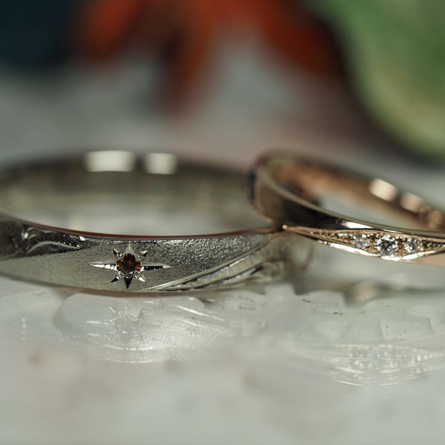 【Antille(アンティール)の口コミ】 指輪のデザインはお店に飾られている指輪を見てイメージを膨らませてオー…