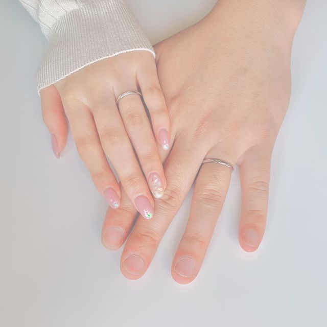 【アイプリモ(I-PRIMO)の口コミ】 デザインがシンプルなこと、石の主張が激しすぎず、でもキラキラしていた…