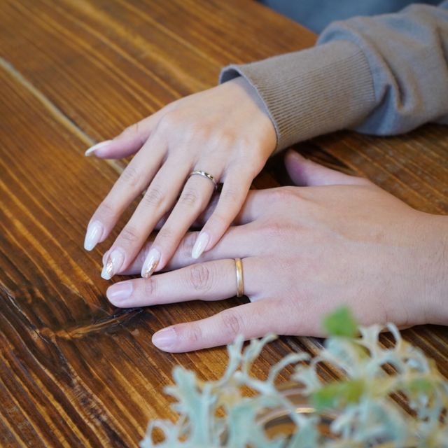 【THREE TREES(スリーツリーズ)の口コミ】 人と被らないデザインが良かったので、手作りの指輪にしようと決めていま…