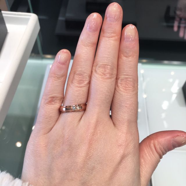 【CHRISTIAN BAUER(クリスチャンバウアー)の口コミ】 太目のリングなので、おばあちゃんになってから指が太くなってしまっても…