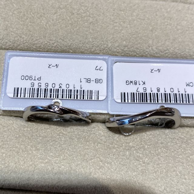 【TRECENTI(トレセンテ)の口コミ】 まずマリッジリングとして、ふたりともデザインがある程度決まっていたの…