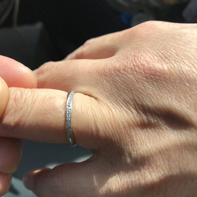 【銀座ダイヤモンドシライシの口コミ】 結婚をきに指輪を買いました！ダイヤモンドシライシさんの店舗の綺麗さも…