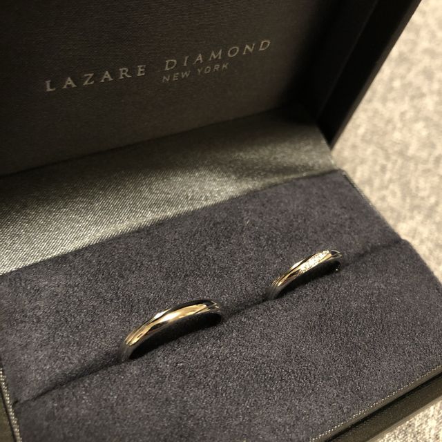 【ラザール ダイヤモンド(LAZARE DIAMOND)の口コミ】 ネットで見ている時から2人でこれがいいと思っていました。2020年の新しい…