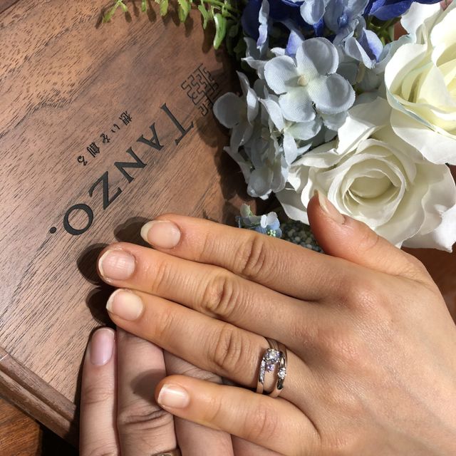 【TANZO.(鍛造指輪)の口コミ】 丈夫な指輪を作りたかった為、いろいろ相談を聞いて頂きとても丁寧で指輪…