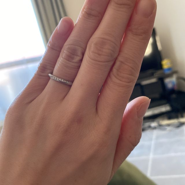 【アイプリモ(I-PRIMO)の口コミ】 たくさんあるデザインの中で選んだデザインがシンプルだけど華やかなとこ…