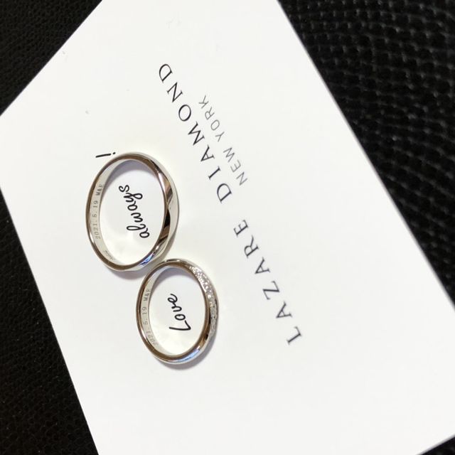 【ラザール ダイヤモンド(LAZARE DIAMOND)の口コミ】 ダイヤモンドについて丁寧に説明して頂き、手の届く価格で好みのデザイン…