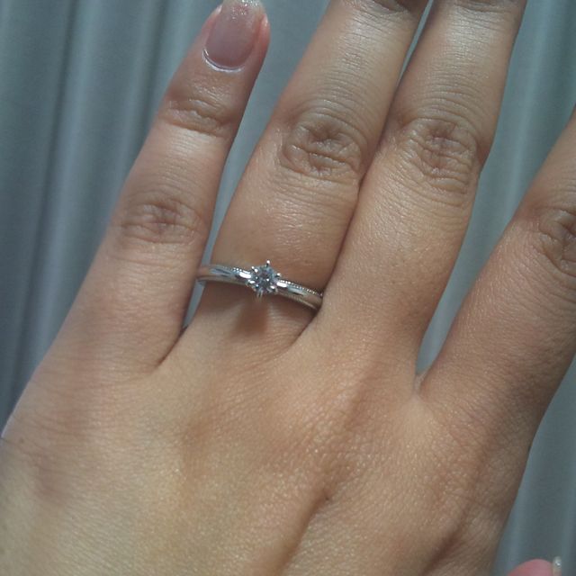 【ケイウノ ブライダル(K.UNO BRIDAL)の口コミ】 母の婚約指輪をリフォームしていただいたのですが、アドバイザーの方とデ…