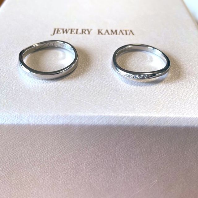 【JEWELRY  KAMATA(ジュエリーかまた)の口コミ】 指輪のデザインは、もともと欲しいと思っていたデザインに近いものがいく…