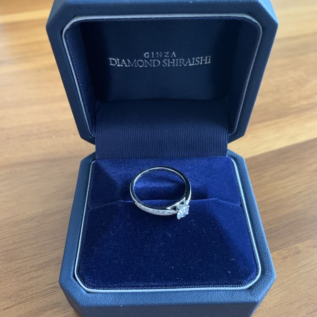 【銀座ダイヤモンドシライシの口コミ】 買うならキラキラのものが良いといったわがままを叶えるリングに出会えま…