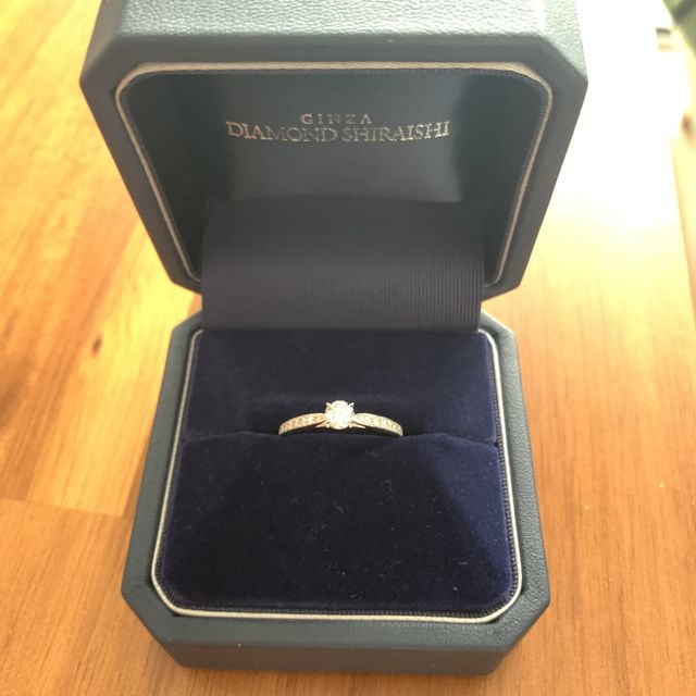 【銀座ダイヤモンドシライシの口コミ】 買うならキラキラのものが良いといったわがままを叶えるリングに出会えま…