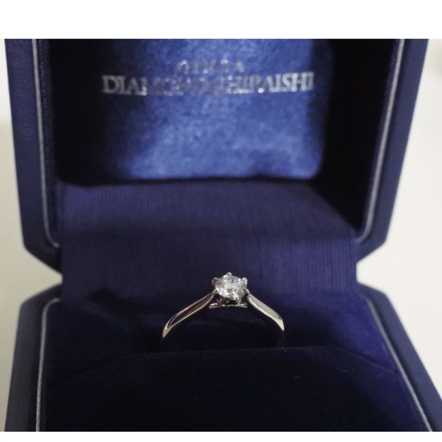 【銀座ダイヤモンドシライシの口コミ】 あまりこだわりが無かったですが、ソリティアが可愛く決め手になりました…