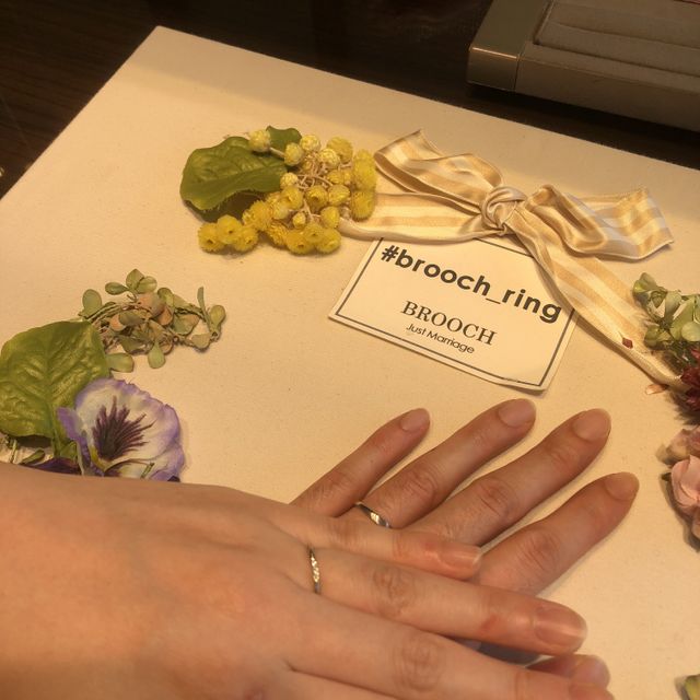 【BRIDGE(ブリッジ)の口コミ】 2人で色々見た中で、デザインが気に入ったのとツヤ消しの感じが気にいりま…