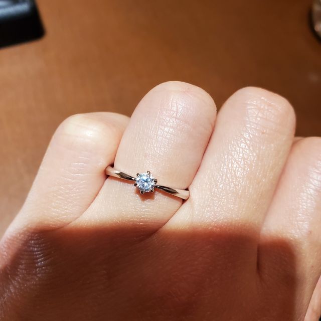 【TRECENTI(トレセンテ)の口コミ】 結婚指輪はお互いにシンプルなデザインで考えていたので好みにあったのを…