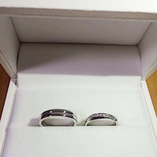 【ギンザタナカブライダル(GINZA TANAKA BRIDAL)の口コミ】 まだ買うつもりじゃなくふらっとお店に入ったところ、お互いに一目惚れし…