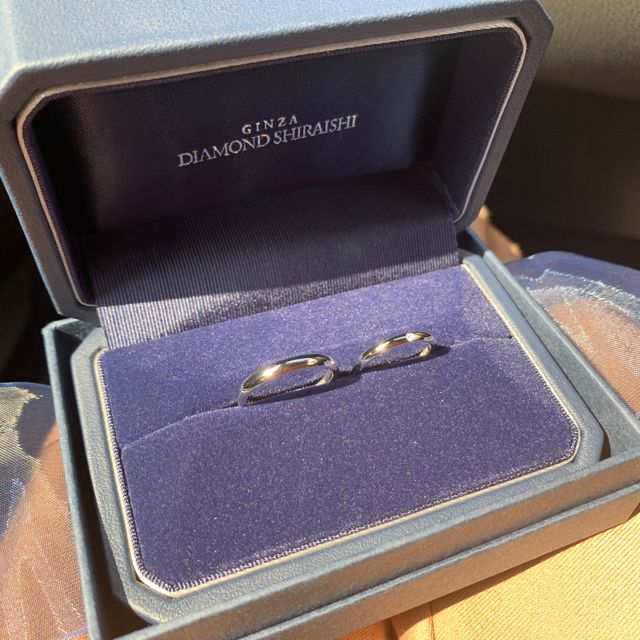 【銀座ダイヤモンドシライシの口コミ】 ダイヤモンドの品質とブランド力です。何店舗かのブライダルジュエリーブ…