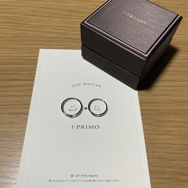 【アイプリモ(I-PRIMO)の口コミ】 婚約指輪もアイプリモだったので、結婚指輪もアイプリモと決めていました…