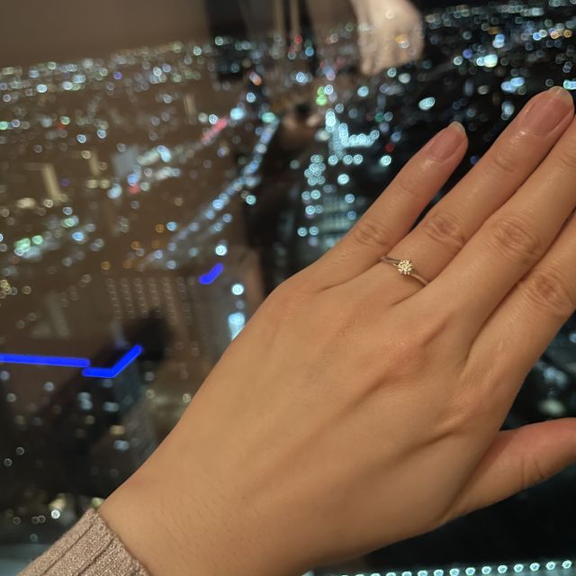 【銀座ダイヤモンドシライシの口コミ】 某ドラマでダイヤモンドシライシさんの指輪が使用されていると知り、婚約…