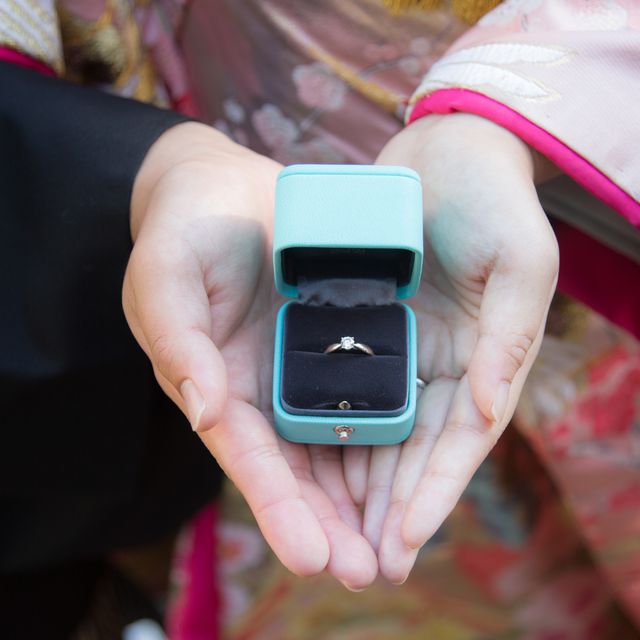 【ティファニー(Tiffany & Co.)の口コミ】 ティファニーのハーモニーを選んでくれた理由は、セッティングより高さが…