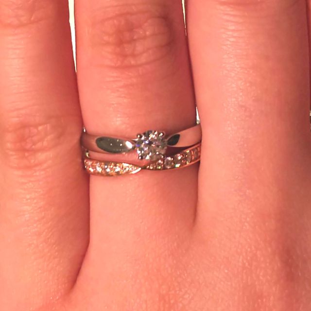 【ティファニー(Tiffany & Co.)の口コミ】 ハーモニーの婚約指輪を購入したので、同じハーモニーで結婚指輪を揃えよ…