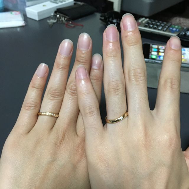 【Only You(オンリーユー)の口コミ】 私が金属アレルギーなのと、旦那さんが嵌めていて気にならないぐらい細身…