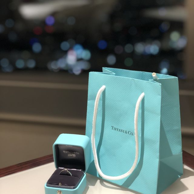 【ティファニー(Tiffany & Co.)の口コミ】 指輪のデザインはトップの高さがあまりないものが良かったので、こちらは…