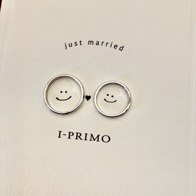 【アイプリモ(I-PRIMO)の口コミ】 旦那から婚約指輪をアイプリモさんでプレゼントされたので、結婚指輪もぜ…
