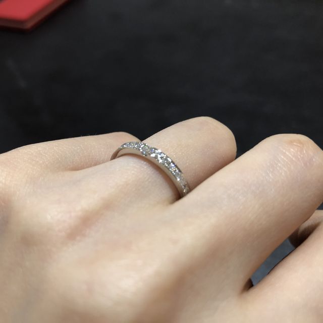 【TRECENTI(トレセンテ)の口コミ】 3店舗程指輪探しに行きましたが着け心地が一番よかったです。プラチナも多…
