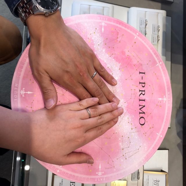 【アイプリモ(I-PRIMO)の口コミ】 着用感で決めました。さまざまなタイプのリングを試着させていただきまし…