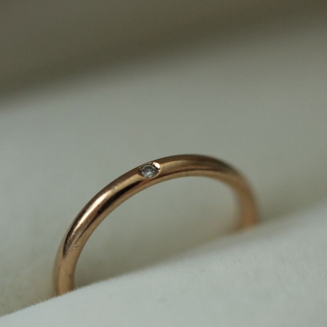 【festaria bijou SOPHIA(フェスタリア ビジュソフィア)の口コミ】 シンプルで、日常付けていて目立たないものを探していました。なのでこの…