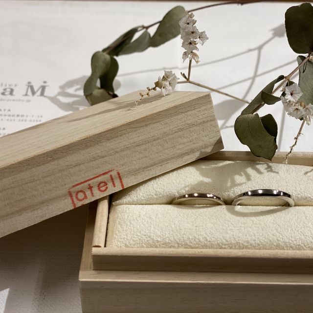 【atelier CraM(アトリエ クラム)の口コミ】 どんなデザインが良いか悩んでいて
お店の人と一緒にデザインを構想して
…