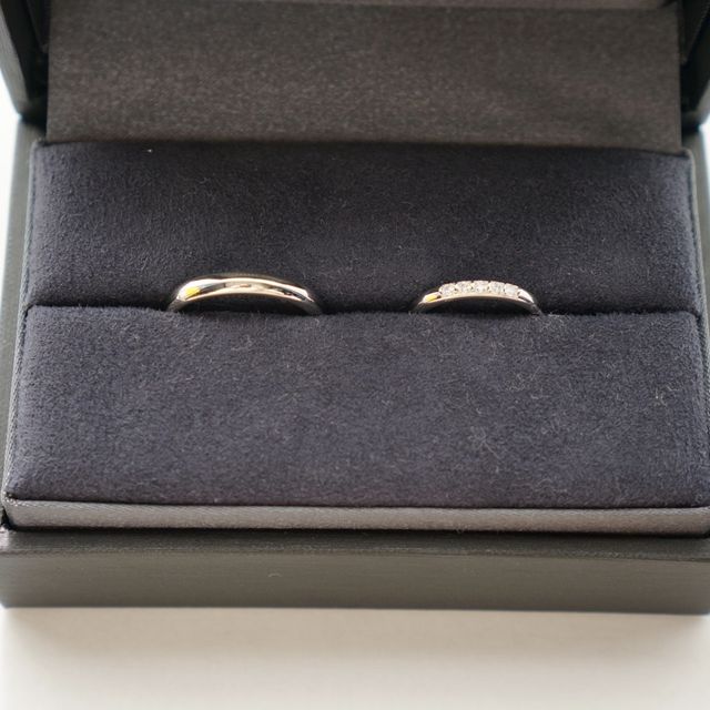 【ラザール ダイヤモンド(LAZARE DIAMOND)の口コミ】 シンプルなストレートで、長く愛用できるデザインであることを最重視しま…