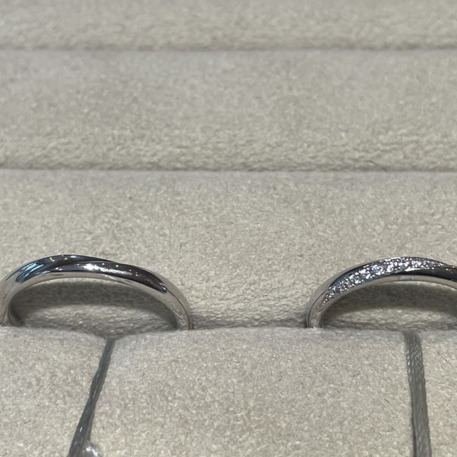 【TRECENTI(トレセンテ)の口コミ】 店員さんの対応がとても良く、元々、シンプルなデザインが良いなぁと考え…