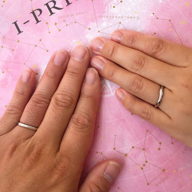 【アイプリモ(I-PRIMO)の口コミ】 結婚指輪を観に、以前から気になっていたアイプリモさんに行きました。
指…