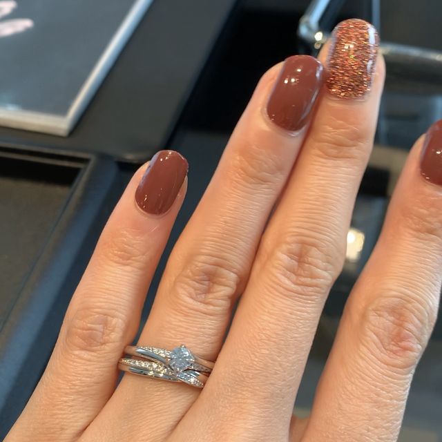 【エクセルコダイヤモンド(EXELCO DIAMOND)の口コミ】 指輪のデザインです。
他のブランドとは異なる、あまり人とかぶらないデザ…