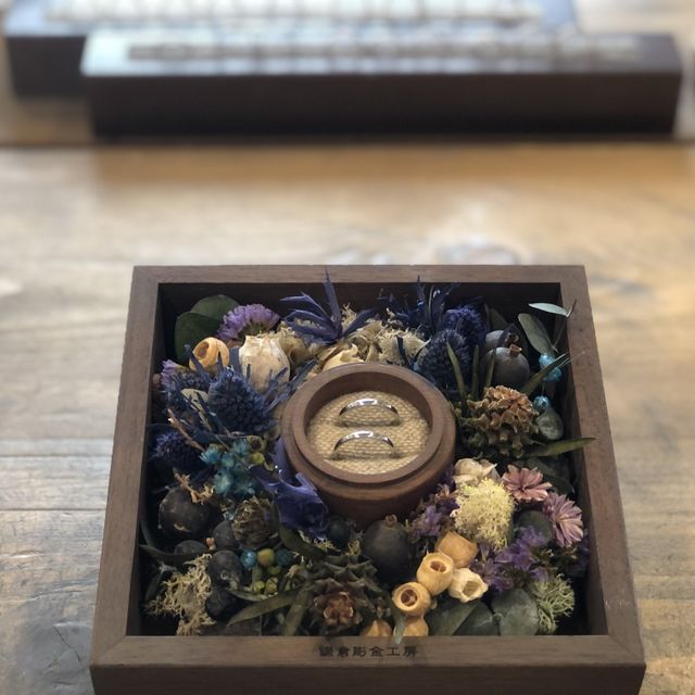 【鎌倉彫金工房の口コミ】 長く使うからシンプルなものが良いけど、せっかく指輪をするなら少しでも…