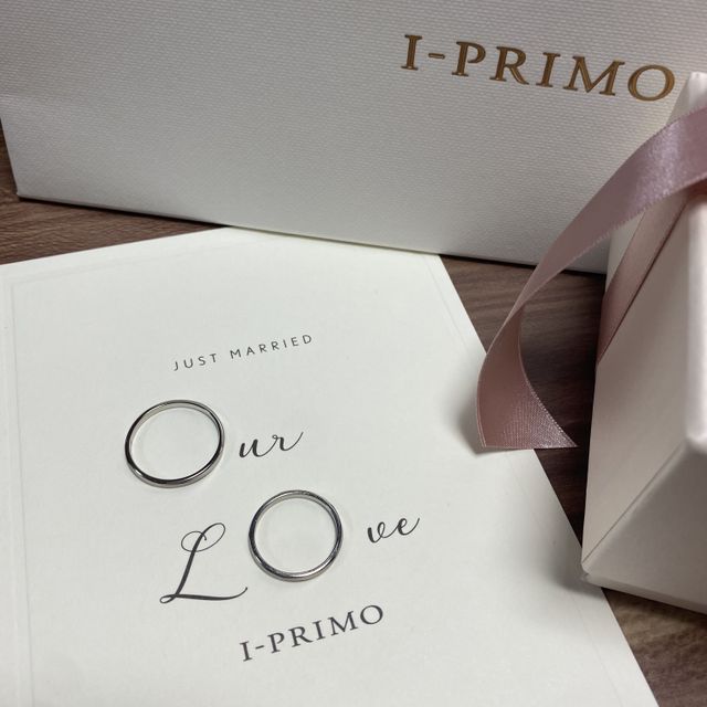 【アイプリモ(I-PRIMO)の口コミ】 リングの太いものは自分の手に似合いそうになかって、細いものが希望でし…