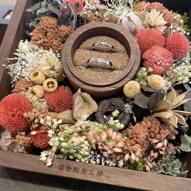 【鎌倉彫金工房の口コミ】 一から作成することにより、思い出もでき、作成の写真取ってくれることが…