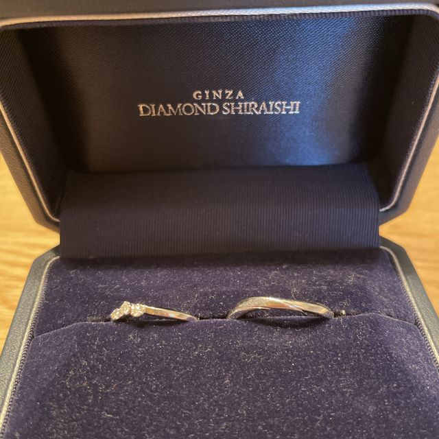 【銀座ダイヤモンドシライシの口コミ】 日常的に身につけるものなので、あまり主張をしないものを求めてました。…