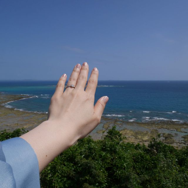 【銀座ダイヤモンドシライシの口コミ】 とにかくダイヤモンドがキレイでした。また、リングのデザインも色々なと…