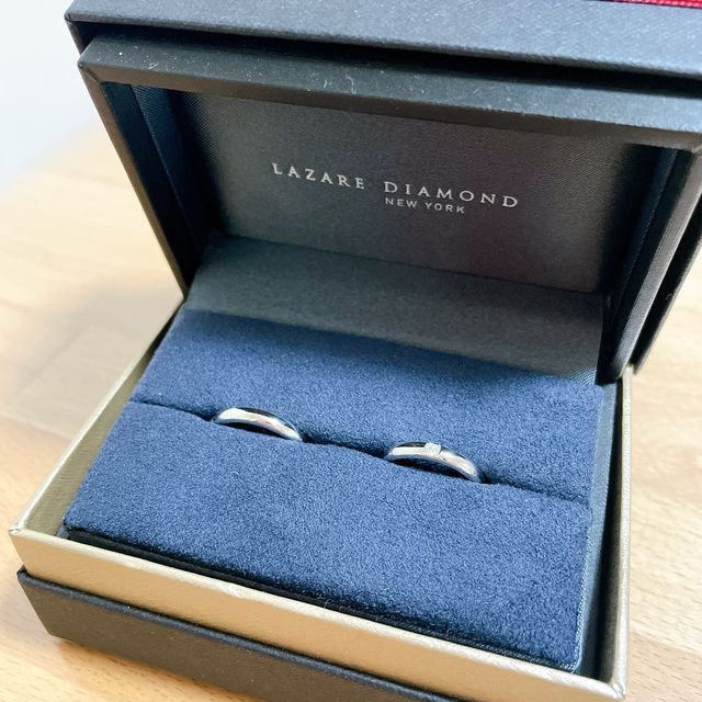 【ラザール ダイヤモンド(LAZARE DIAMOND)の口コミ】 さまざまなタイプをまず指にはめて試し、今後何年もつけるということでダ…