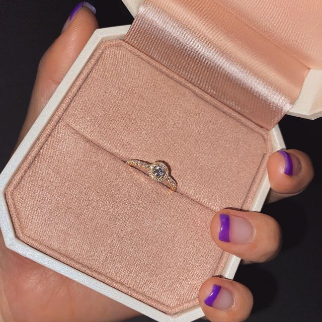 【TRECENTI(トレセンテ)の口コミ】 指輪を検討しに見学へ行っただけのつもりだったのですが、ダイヤがいっぱ…