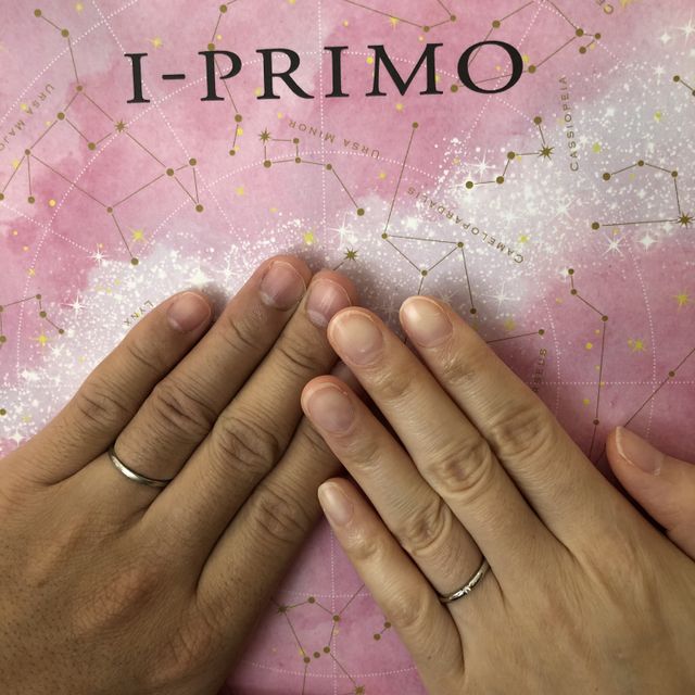 【アイプリモ(I-PRIMO)の口コミ】 結婚指輪は、結婚してからずっと着けていくのもなので、何回も試着させて…