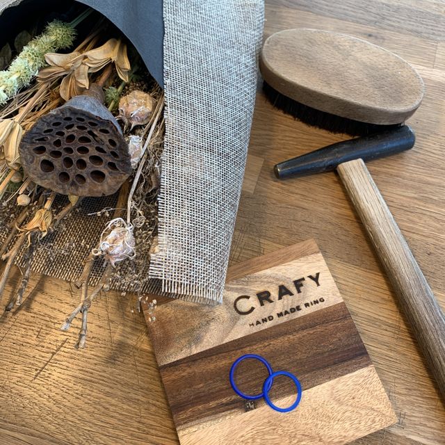 【CRAFY(クラフィ)の口コミ】 シンプルなリングが良かったので、＋指輪を作る思い出も残せる場所を選び…