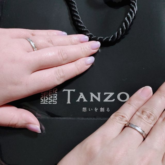 【TANZO.(鍛造指輪)の口コミ】 毎日つけるものなので、夫婦ともに丈夫で強度のある指輪にしたいと思って…