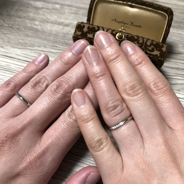 【アンジェリックフォセッテ(Angelique Fossette)の口コミ】 結婚指輪の購入店を探していたところ、こちらがクチコミが多く価格も安い…