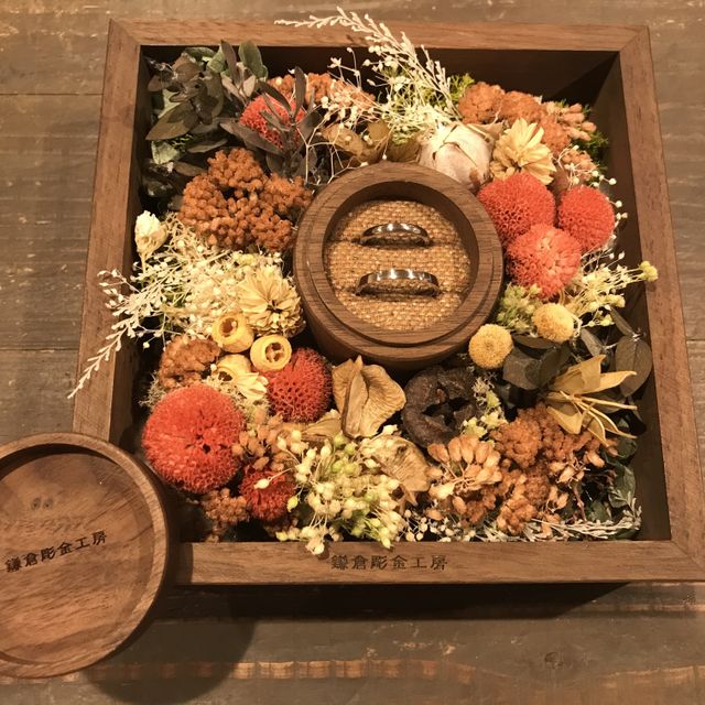 【鎌倉彫金工房の口コミ】 以前にペアリングを鎌倉彫金工房で制作したので、婚約指輪と結婚指輪もこ…