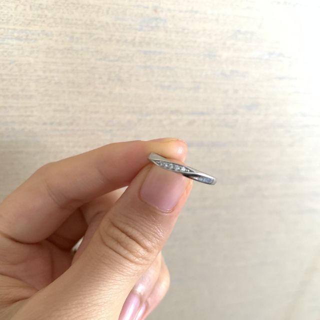 【4℃ BRIDAL(ヨンドシーブライダル)の口コミ】 湯指輪を決めるときに価格とデザインのバランスを重視しました！お金が元…