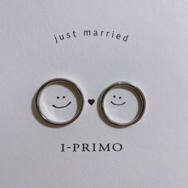 【アイプリモ(I-PRIMO)の口コミ】 婚約指輪と結婚指輪を重ね付けするのに同じ店舗の方がよさそうだと思った…