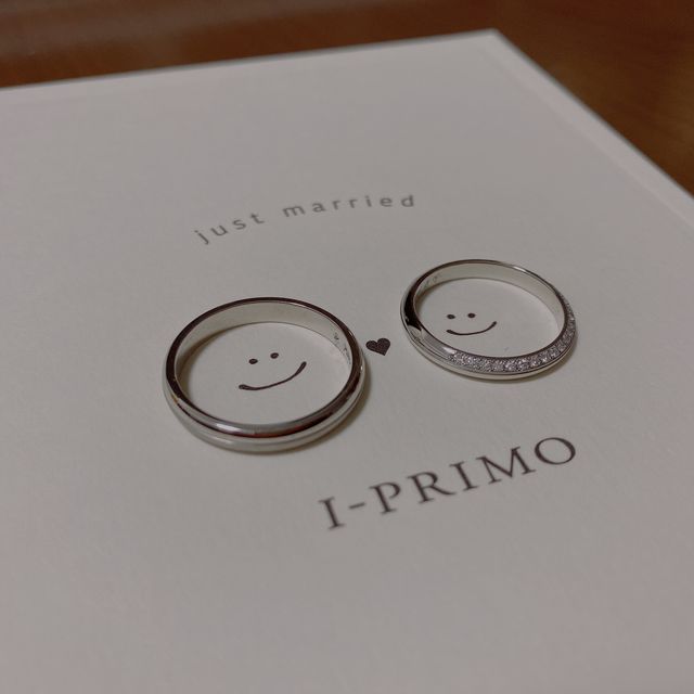【アイプリモ(I-PRIMO)の口コミ】 彼とともにデザインをとても気に入りました。女性用は煌びやかにも見えま…